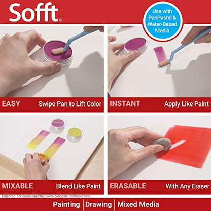 Sofft Artist Tools by Golden, Starter Set, Pack of 8, Professional Artist Pastels