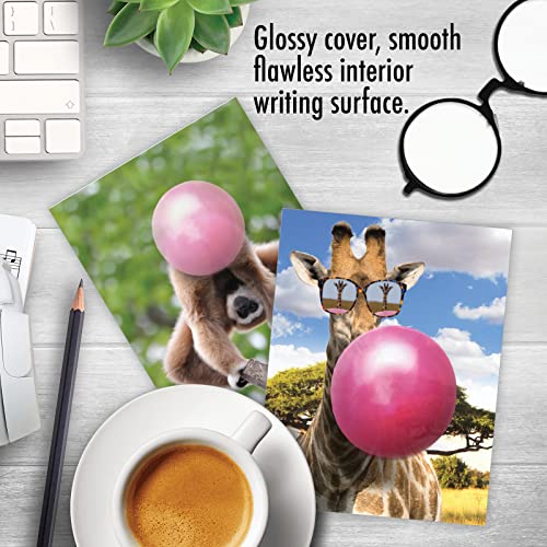 The Best Card Company - 10 Adorable Note Cards Blank (4 x 5.12 Inch) - Wildlife and Animal Cards, Assorted Boxed Set - Balloon Animals AM6837OCB-B1x10 - style: Balloon Animals