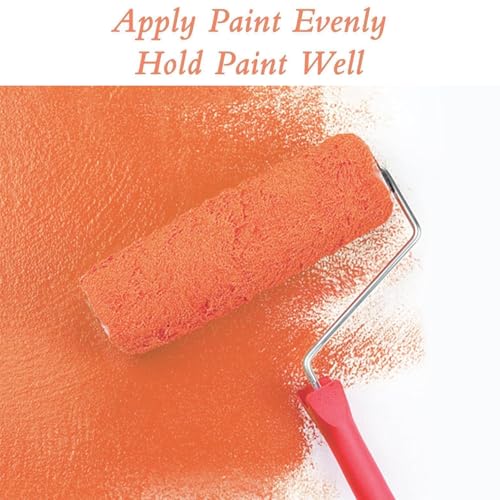 King Origin Paint Roller Covers, 3 Pack, 9 Inch Paint Roller, 3/8 Nap High Dense Roller Covers for Smooth and Textured Rough Surfaces - size: 9-Inch, 3 PCS