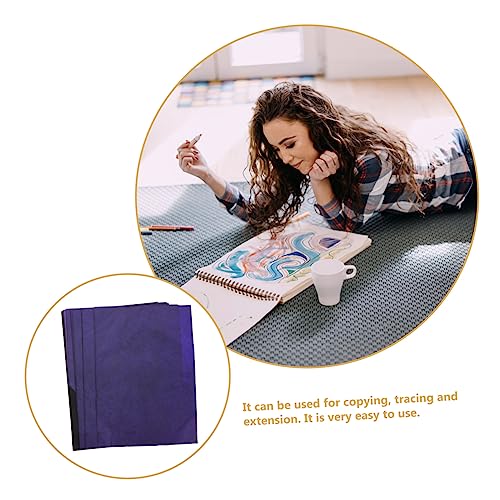 Angoily A4 Graphite Carbon Transfer Paper for Tracing 100 Sheets One-Sided for Artists Students and Home Use for Drawing and Copying