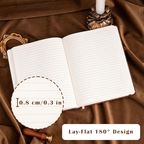 B5 Hardcover Journal for Women & Men -Butterfly Aesthetic Lined Notebook | 192 Pages Thick 80gsm Paper Writing Journal for Office, School, Travel Notes & Gift-9" x 6.9 - color: Brown