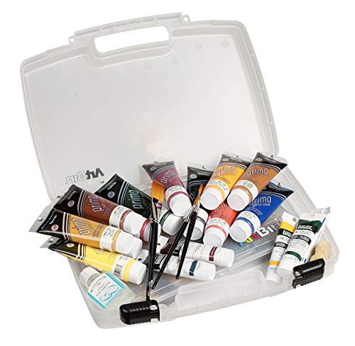 ArtBin 17 inch 8017AB Quick View Carrying Case, Portable Art & Craft Organizer with Handle, 1 Plastic Storage Case - 17" Standard Base Open Core - size: 17 inch - Standard