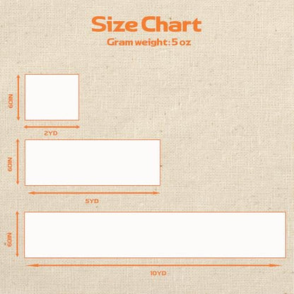 5 oz Lightweight Canvas Fabric, Soft Natural Cotton Blend 60'' Wide for Sewing, Painting, Tote Bags, Embroidery, DIY Crafts (Unbleached, 2 Yard) - color: Unbleached - 5oz, size: 2YD-(60'' x 72'')