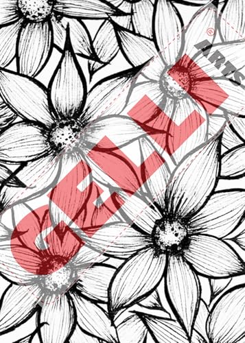 Gelli Arts Image Transfer Printables Wildflowers - 20 Floral Images Included, Use Gel Plates, Great for Teachers and Students of All Ages - color: Image Transfer Printables - Florals