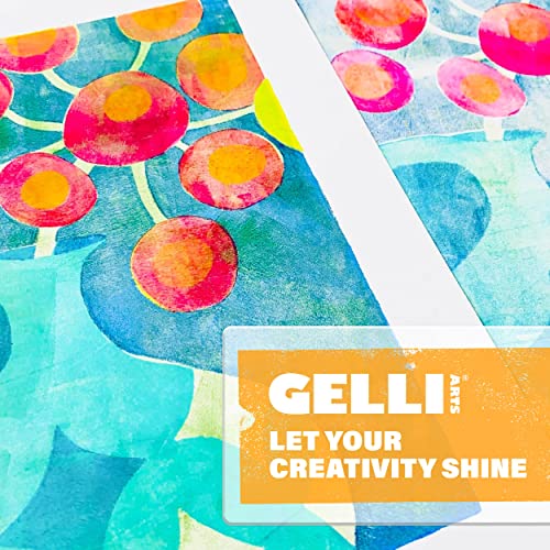 Gelli Arts Gel Printing Plate - 9" X 12" Reusable Gel Printing Plate, Printmaking Supplies, Monoprinting at Home, Arts and Crafts - size: 9" x 12"