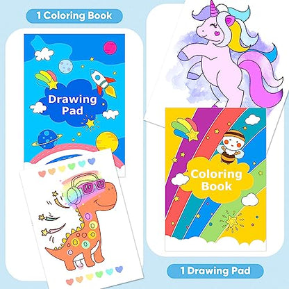 iBayam Coloring Set for Adult, Cute Preppy Stuff, 149-Pack Sketching Drawing Supplies Kits Painting Kits Art Set, Drawing Pad, Coloring Book, Crayons, Pastels, Pencils, Pens - color: Blue