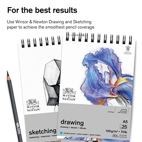 Winsor & Newton Studio Collection Artist Pencils, Graphite Pencils, Set of 6 - style: 6 Graphite Pencils