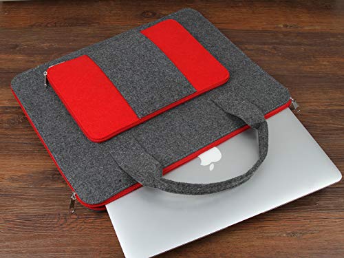 Storage Bag Felt Hand-held Shockproof 14.75 x 11.75 Inch for A4 Painting Light Pad Board Leaf Book Weeding Light Box (Plus Size)