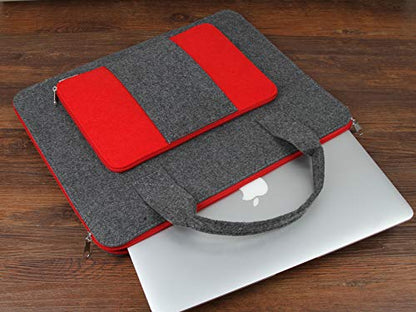 Storage Bag Felt Hand-held Shockproof 14.75 x 11.75 Inch for A4 Painting Light Pad Board Leaf Book Weeding Light Box (Plus Size)