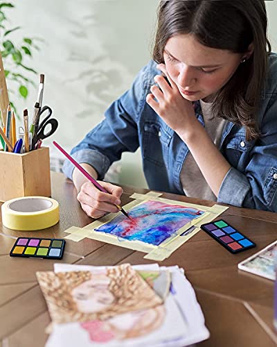 COLOUR BLOCK 73-Piece Art Set – Premium Art Supplies Kit for Adults, All-in-One Painting and Drawing Set for Artists and Hobbyists