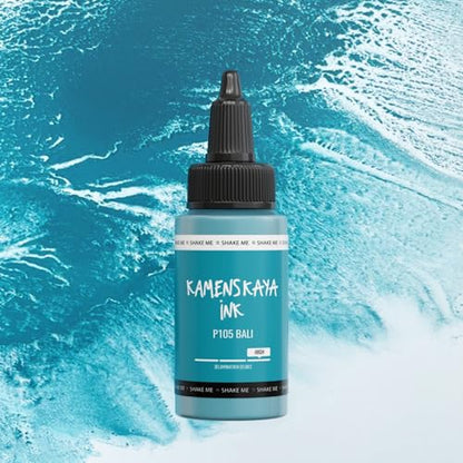 KAMENSKAYA Delaminating Alcohol Inks - Self-Splitting Alcohol Ink P-105 'Bali' - 1 fl oz (30 ml) - color: P-105 'Bali'