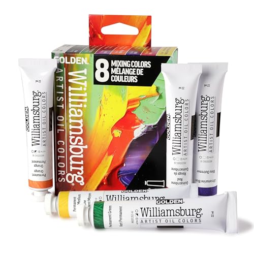 Williamsburg Artist Oil Colors by GOLDEN, Color Mixing Set, Professional Oil Paint