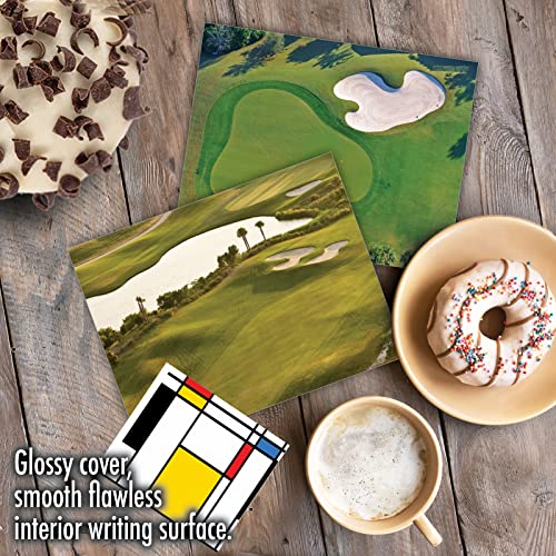 The Best Card Company - Box of 10 All Occasion Cards Blank (4 x 5.12 Inch) - Scenic Landscape Cards Assorted - Golf Cards M6458OCB - style: Golf Cards