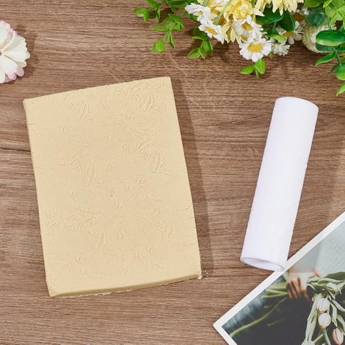 DELORIGIN Clay Texture Roller, Butterfly Polymer Clay Roller Texture Roller 4.76" Texture Model Cutters Polymer Like Texture Sheets for Jewelry Making Earrings Necklaces Bracelets DIY Craft - color: Butterfly