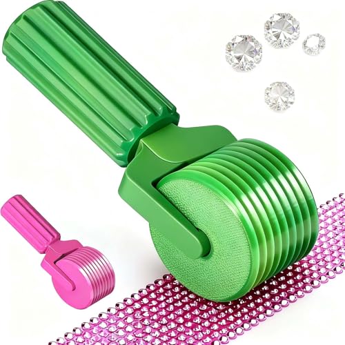 Upgraded Diamond Painting Roller Tool & Straightener, Detachable Diamond Art Roller for Smooth Pressing, 5D Gem Art Accessories and Crafting Supplies for Canvas Flattening, Green - color: Green