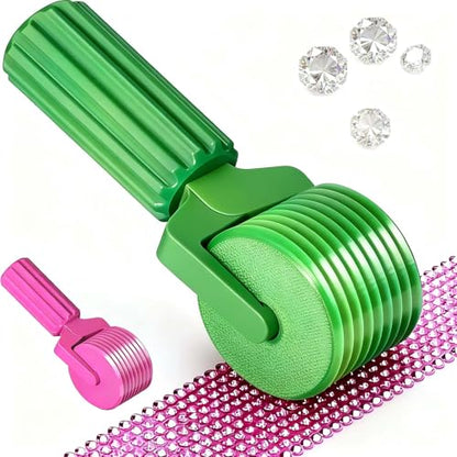 Upgraded Diamond Painting Roller Tool & Straightener, Detachable Diamond Art Roller for Smooth Pressing, 5D Gem Art Accessories and Crafting Supplies for Canvas Flattening, Green - color: Green