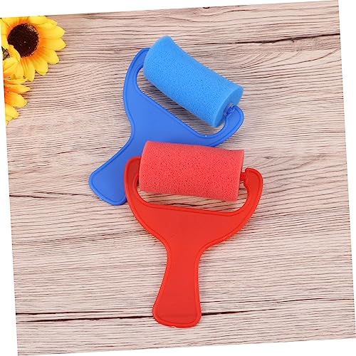 DOITOOL 8Pcs Colorful Sponge Paint Rollers Set for Kids Soft Brayers for DIY Arts and Crafts Washable Painting Tools for School Projects and Creative Fun