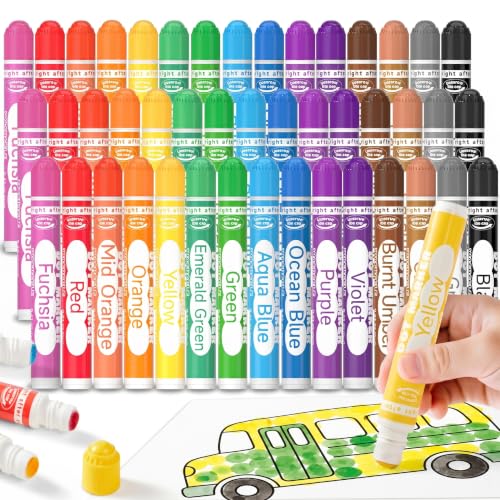 Shuttle Art 45 Pack Dot Markers, 15 Colors x 3 Sets Washable Bingo Daubers for Kids & Toddlers, Non-Toxic Water-Based Art Supplies for Preschoolers and Classroom
