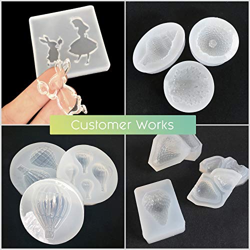LET'S RESIN Silicone Mold Making Kit wit 15 Colors Resin Dye