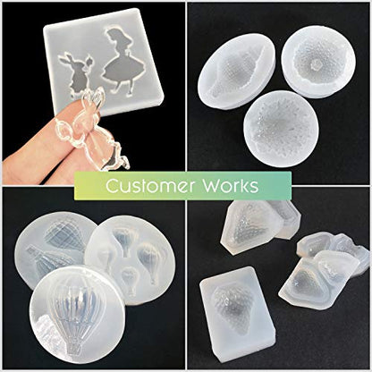 LET'S RESIN Silicone Mold Making Kit wit 15 Colors Resin Dye