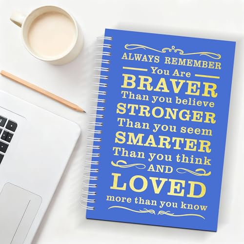JOHSBYD 2Pcs Blank Spiral Notebook,Inspirational Gifts A5 Hardcover Sketch Book,Art Sketchbook for Drawing, Unlined, Plain Sketch Book for Women Men Work Writing,160 Pages (2, Blank Page Dark Blue) - color: Blank Page Dark Blue