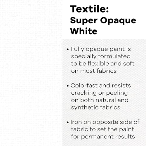 Jacquard Textile Super Opaque White 8oz- - color: Opaque White, size: 8 Fl Oz (Pack of 1)