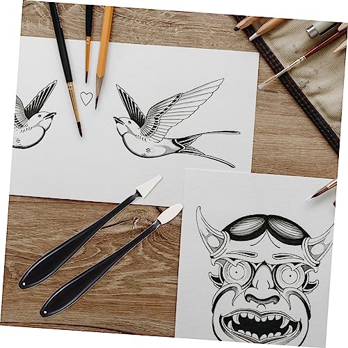 VILLFUL 4Pcs Blending Stumps Set for Artists Kneaded Eraser Sketch Drawing Tool High Detail Art Blender for Charcoal Graphite for Drawing on Smooth Paper