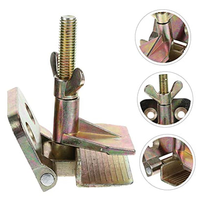 Gogogmee Silk Screen Registration Clamp Hinge Clamp DIY Printing Tool Sturdy Screen Printing Press Accessory - color: Golden