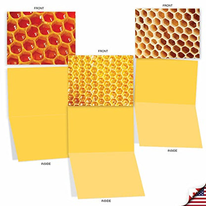 The Best Card Company - 10 Assorted Blank Notes Box Set 4 x 5.12 Inch with Envelopes (10 Designs, 1 Each) Boxed Assorted Kid Cards of Pets - HONEY I'M HOME M3060 - style: Honey I'm Home
