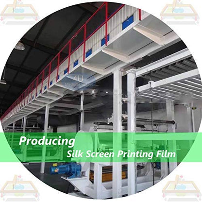 11"x17" 100 Sheets Screen Printing Film Waterproof Inkjet Transparent Film for Water-based Pigment and Dye Printers