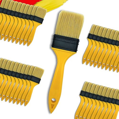 Paint Brushes for Walls I Chip Brush Set 2 inch 40 Pack I S.Chip Brush Never Lose Bristles I 100% Plastic I for Paint, Glues, Stains and Single Material - size: 2 inch, 40 pcs