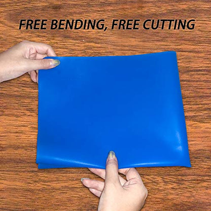 Silicone Baking Mats for Dough Rolling Pastry Fondant Mat Large Nonstick and Nonslip, Countertop Protector, Dining Table Mat and Placemat 20'' by 16''(Blue 2 Pack) - color: Blue 2 Pack