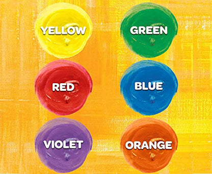 Crayola Washable Kids Paint, 6 Count, Kids At Home Activities, Painting Supplies, Gift, Assorted