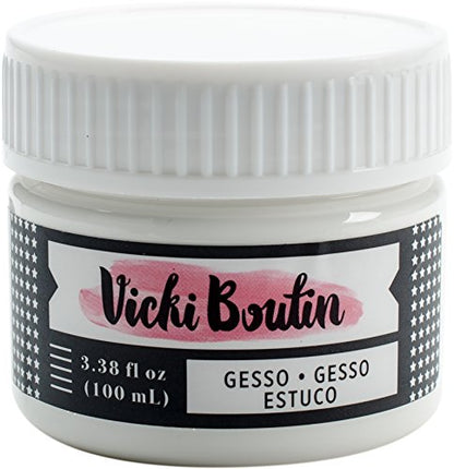 American Crafts Vicki Boutin Mixed Media Gesso-3.38 oz