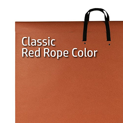 Star Products 219H Classic Red Rope Artist Portfolio w/Sturdy Nylon Handle, 17" x 22" - size: 17" x 22"