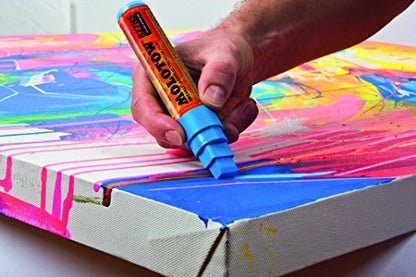 MOLOTOW ONE4ALL Acrylic Paint Marker, 1.5mm, Mister Green, 1 Each (127.409) - color: Mister Green, style: Paint Marker - 1.5mm