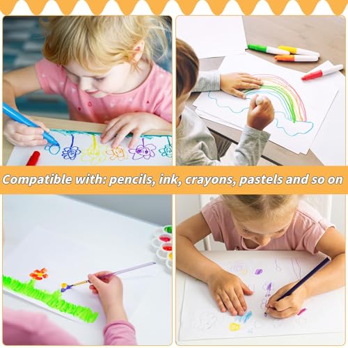 150 Sheets Cotton Watercolor Paper Bulk -230GSM Art Paper-8.5 x 11 inch Painting & Craft Paper, Finger Paints, Watercolor, Tempera, Drawing, Art Room & Home School Crafts - style: 8.5x11in-110LB/230GSM