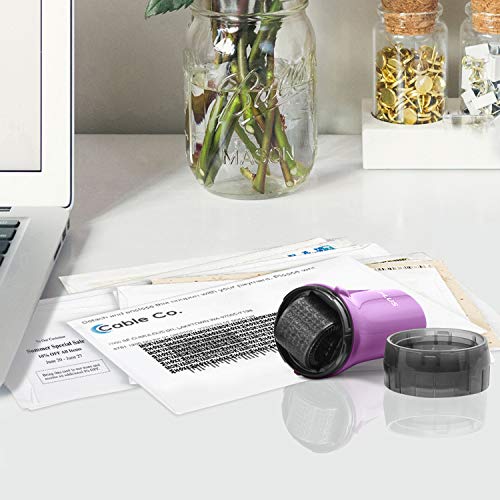 Guard Your ID Advanced Security Roller 2.0 for Identity Theft Prevention Stamping Purple - color: Purple, size: Regular