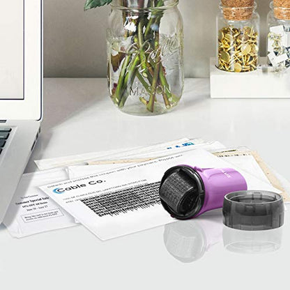 Guard Your ID Advanced Security Roller 2.0 for Identity Theft Prevention Stamping Purple - color: Purple, size: Regular
