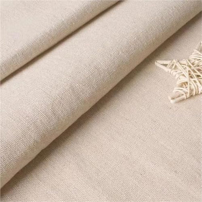 Canvas Roll 145cm Wide Linen Raw Canvas Unprimed Painting Canvas 5 Meters Long(Fine 5 Meters) - color: Fine 5 Meters