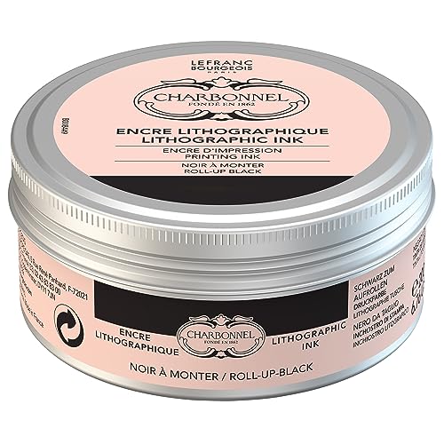 Lefranc Bourgeois Charbonnel Professional Litho Ink Roll Up Black 200ml (6.76-oz) - style: Professional Litho Ink Roll Up Black 200ml (6.76-oz)