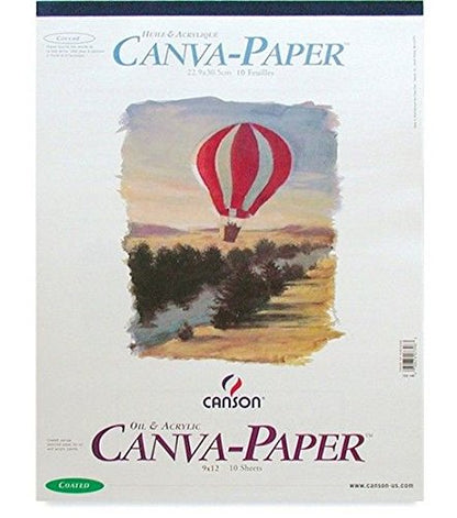 Foundation Series Canva-Paper Pad, 9"X12" (100510841) - size: 9" x 12"