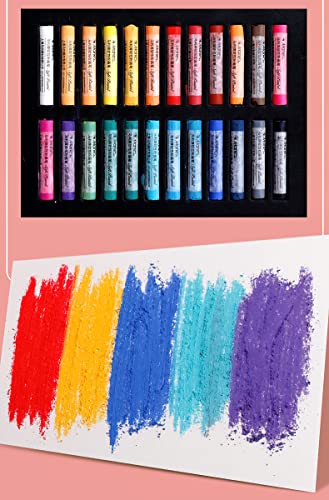 YYMIYU Soft Color Chalk Pastels for Professional Artist 12 Colour - color: Soft 12 Color
