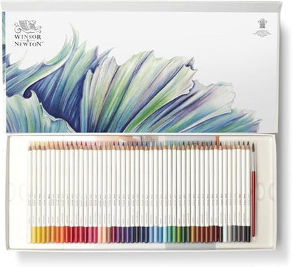 Winsor & Newton Studio Collection Artist Pencils, Watercolour Pencil Box Set, 50 piece - style: 50 Piece Watercolor Pencil Box