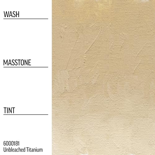 Williamsburg Artist Oil Colors by GOLDEN, Unbleached Titanium, 150 ml tube, Professional Oil Paint, Opaque - color: Unbleached Titanium, size: 5.07 Fl Oz (Pack of 1)