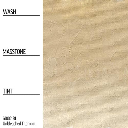 Williamsburg Artist Oil Colors by GOLDEN, Unbleached Titanium, 150 ml tube, Professional Oil Paint, Opaque - color: Unbleached Titanium, size: 5.07 Fl Oz (Pack of 1)