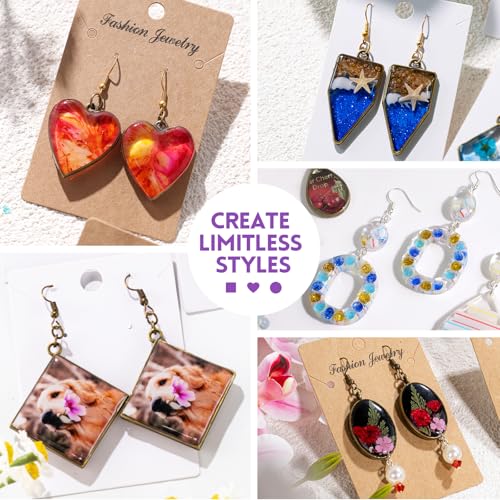 LET'S RESIN UV Resin Jewelry Making Kit - 153Pcs Crystal Clear 250g UV Resin Kit with Light, UV Resin Molds, Resin Starter Kit for Beginners, Keychain&Earring Making, Craft Decor - size: 250g Jewelry Making Kit