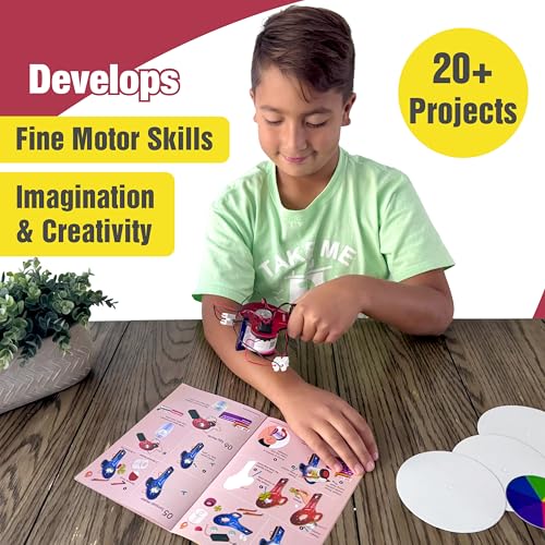 Butterfly EduFields STEM Kit for Kids Ages 8-10-13 | Build 20+ Motor Machines & DIY Engineering Projects | Educational Science Kit for Boys & Girls | Fun STEM Toys for Ages 8-10 | Robotics Learning - style: Electro Play Kit