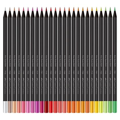 Faber-Castell Colored Pencils, Supersoft EcoPencil, 1207100SOFT, 100 Colors