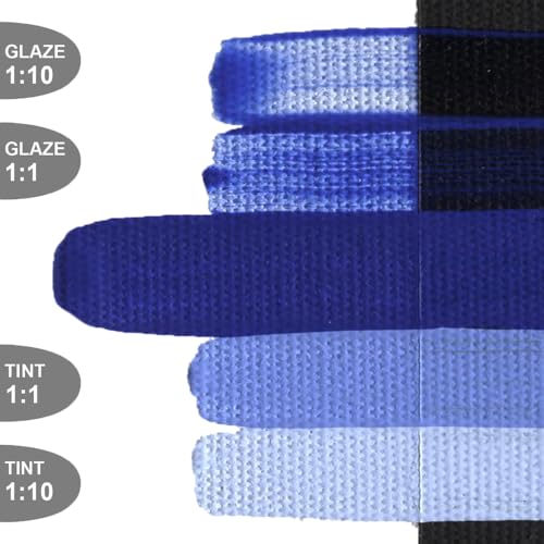 GOLDEN OPEN Slow-Drying Acrylics, Cobalt Blue, 2 fl oz. tube, Professional Acrylic Paint, Semi-Opaque - color: Cobalt Blue, size: 2 Fl Oz (Pack of 1)